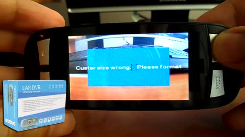 How to fix error messages on your G1W Dash Cam