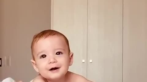 Baby talking mama at 6 months