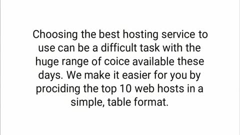 compare web hosting
