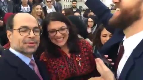 Rashida Tlaib Proudly Posed With CAIR's Co-Founder Nihad Awad Who Openly Supports Hamas