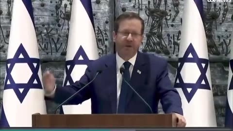 Bullshit rhetoric coming from the Israeli President.