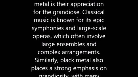 similarities between black metal and classical music. jordan peterson order and chaos in practic