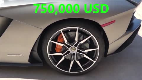 Samutsaring Video $750,000 Millionaires Car, #Lamborghini Aventador s