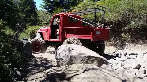 Willys pickup on the Rubicon trip 7-20-16