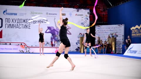 Sofia Ilteryakova Ribbon Junior Russian Championship 2023 Training