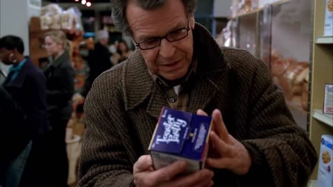 Fringe TV Show clip - Walter reading ingredients in supermarket is disgusted!!!