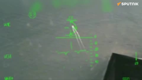 Russian Su 30SM & Su 24M jets destroy Ukraine unmanned boats off Crimea
