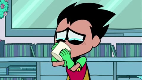 Random Robin Drinking His Tears | Teen Titans GO! | Cartoon Network