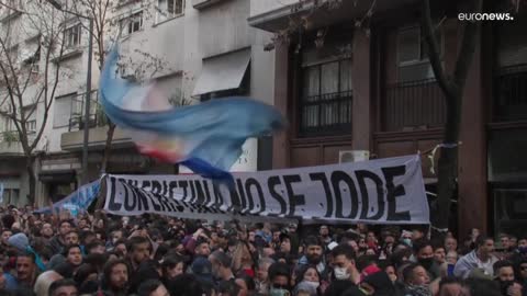 Violencia en Argentina tras la condena por corrupción solicitada para Cristina Fernández de Kirchner