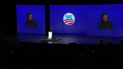 Michael LaVaughn Robinson aka Michelle Obama, speaks to the Obama political machine.