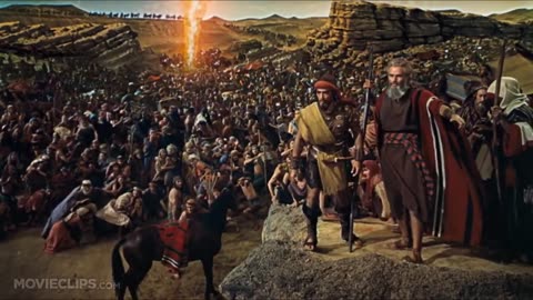 Moses Parts the Sea - The Ten Commandments (6/10) Movie CLIP (1956) HD