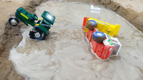 Tata Toy Truck Accident And Helped By John deere Tractor Toy
