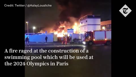 Paris Olympics site on fire as violence spreads across France