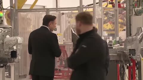 Elon Musk dances again at Tesla opening Ceremony