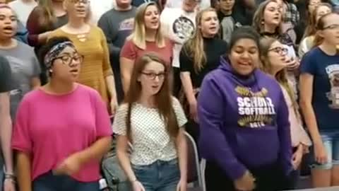 Proclamation Gospel Choir: College Students Belt Out "Ride On King Jesus"