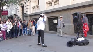 Michael Jackson performing at the Rosario Petition