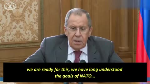 FM LAVROV: IF NATO WANTS TO FIGHT... WE ARE READY!