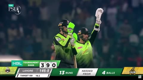 Shaheen Afridi Last Over Batting | Lahore Qalandars vs Peshawar Zalmi | Match 30 | HBL PSL 7 | ML2T