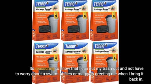 Buyer reviews : TERRO T800 Garbage Guard Trash Can Insect Killer - Kills Flies, Maggots, Roaches