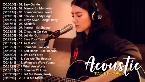 Top Acoustic Song Collection / Acoustic 2024 / The Best Acoustic Covers of Popular Song 2024