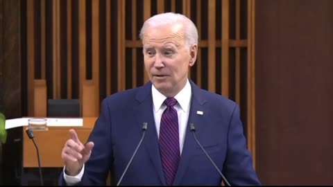 Biden: "I applaud China...excuse me, I applaud Canada