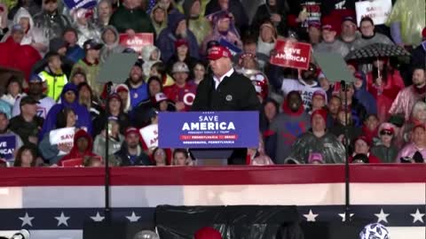 Trump rallies in Pennsylvania for Senate hopeful Oz