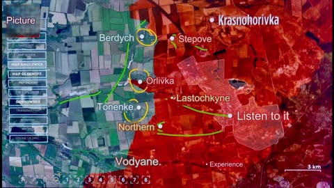 The Russian army is advancing and the defense line of the Ukrainian Armed Forces near Avdievka