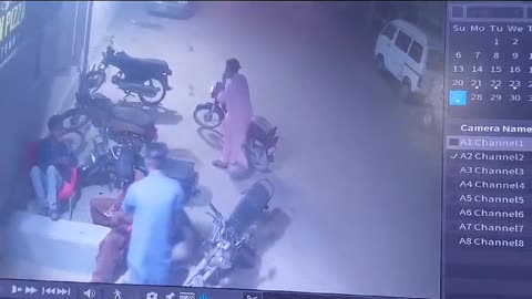 ROBBERY CCTV FOOTAGE IN PAKISTAN