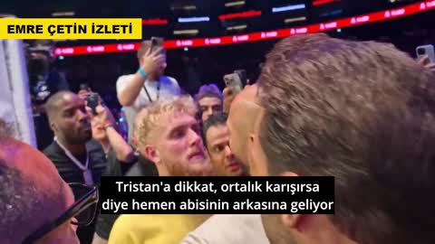 Andrew Tate Jake Paul ile Karşı Karşıya (face off) - Türkçe Altyazı