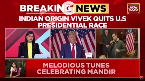 Vivek Ramaswamy Quits United States Presidential Race, Endorses Ex President Donald Trump