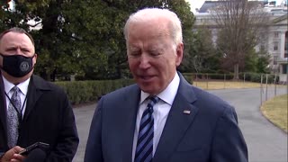 Biden says threat of Russian invasion is 'very high'