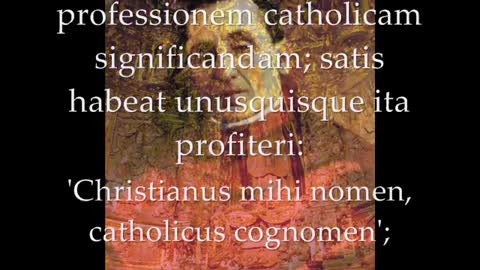 SS. Benedictus PP. XV Declaravit de Catholicismo