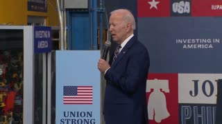 Biden refers to Donald Trump as “the former president and maybe future president”