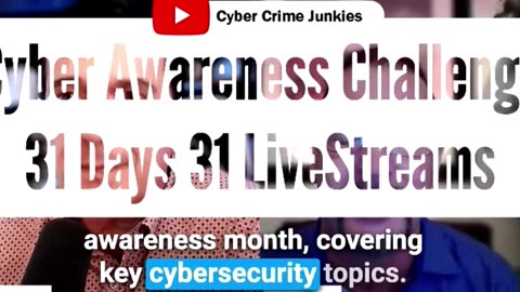 WE Challenge You. Cybersecurity Awareness Month. #cybersecurityawareness
