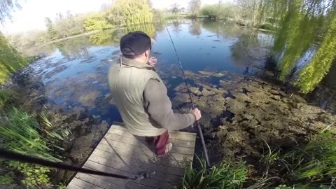 Pike fishing in Weedy Lakes-9