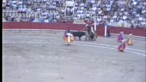 Bullfighting In Barcelona, Spain 1991 Part 1