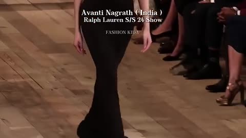 Indian ✨ top model 💅' Avanti Nagrath' for Ralph Lauren S/S 24 Show#shorts