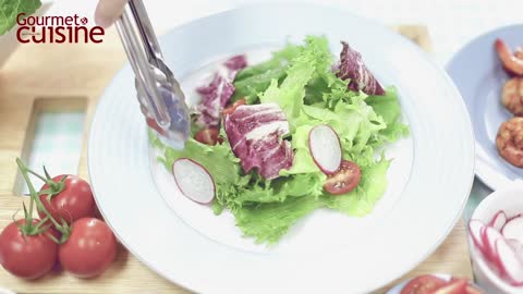 The Shrimp Shrimp Paprika Salad, Paprika GOURMET RECIPE.