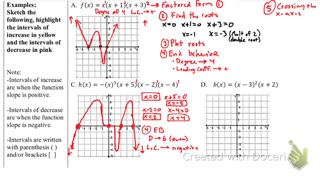 IM3 October 28th Alg2 CC 2.3 Sketching polynomial graphs