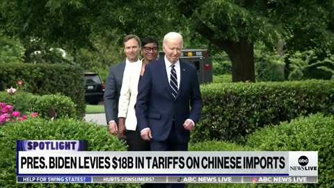 Pres. Biden sets $18 billion tariffs on Chinese imports ABC News