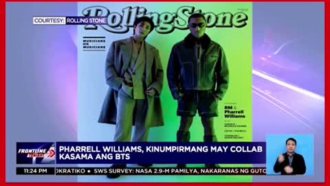 Pharrell Williams,naka-collab ang BTS