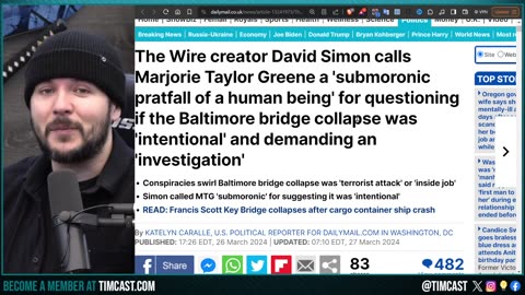 UNHINGED Democrats REJECT Investigation Of Baltimore Bridge Collapse, INSULT MTG For Even ASKING