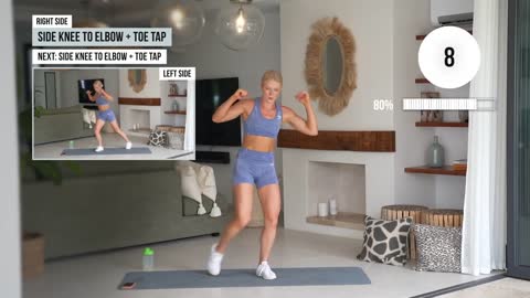 25 MIN CARDIO KICKBOXING WORKOUT to Burn Calories and Have Fun - No Equipment, Super Sweaty