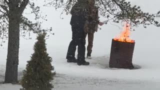 Neighbor Kids Learn Why It's Dangerous to Play With Fire