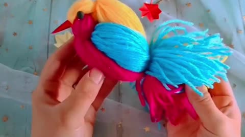 DIY Bird Couple Art | Love Bird Crafting Arts
