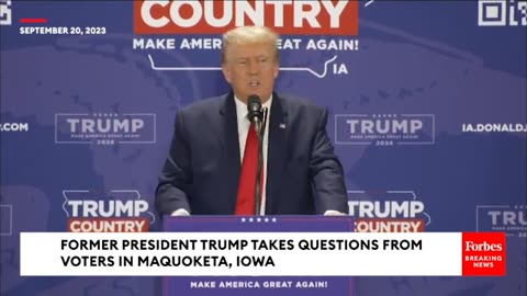 Trump Asked By Voter How He'll Take 'Woke' Ideas Out Of Education And Miliary