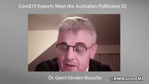 PART 1 - GEERT VANDEN BOSSCHE - COVID19 EXPERTS MEET AUSTRALIAN POLITICIANS