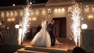 Bride & dad spectacular wedding entrance will leave you in awe