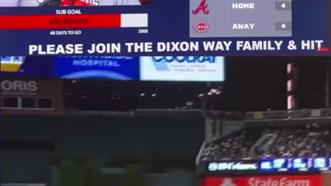 Atlanta Braves 2nd Game Winning HR Fan Reaction