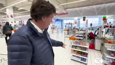 Tucker Carlson Visits a Russian Grocery Store, Westerners have been fed lies and Propaganda